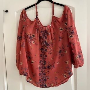 Spaghetti Strap/Off Shoulder Long Sleeve